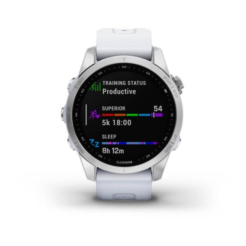 Smart watch GARMIN Fenix 7S Srebrni s remenom boje bijelog kamena - 010-02539-03 25013