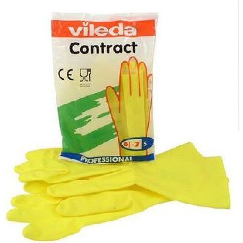 Rukavice gumene M Vileda Contract 21013