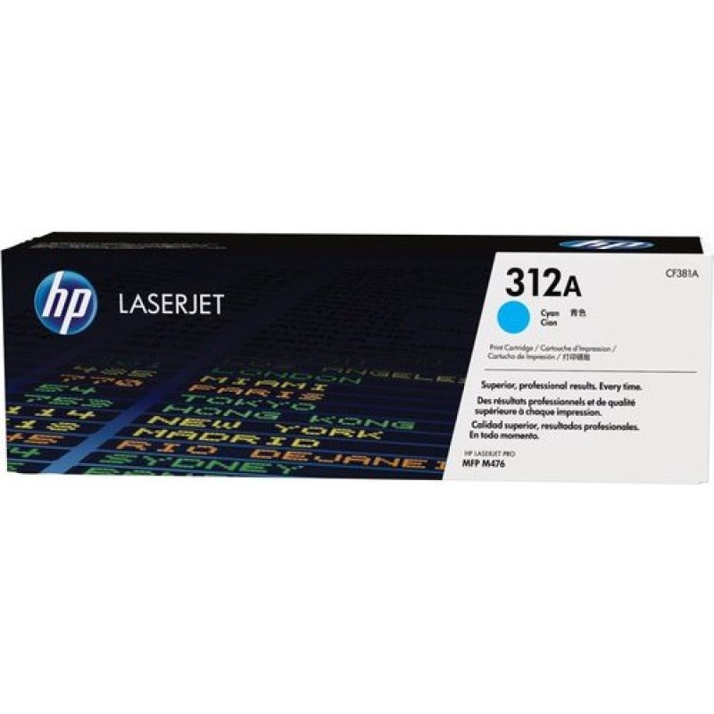 Toner HP CF381A Cyan  No.312A original 16092