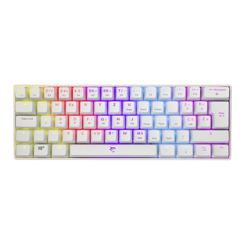 Tipkovnica WHITE SHARK GK-2022 Shinobi plavi switch - bijela 30640