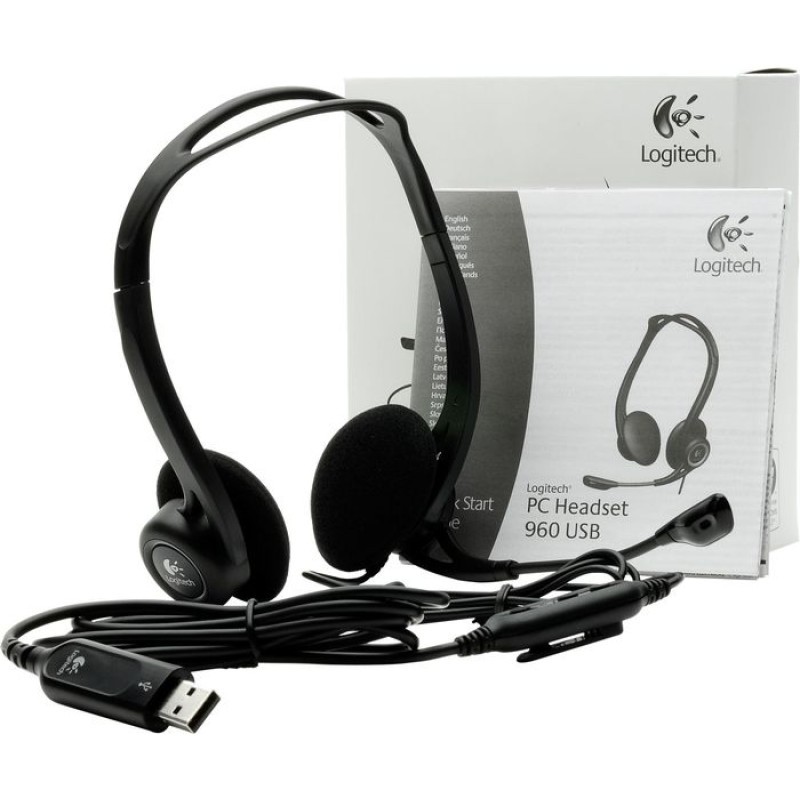 Slušalice+mikrofon LOGITECH PC 960 Stereo Headset USB 22470