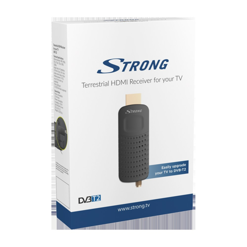 TV tuner DVB-T2 STRONG SRT 82 - HEVC 10bits 5V 29543