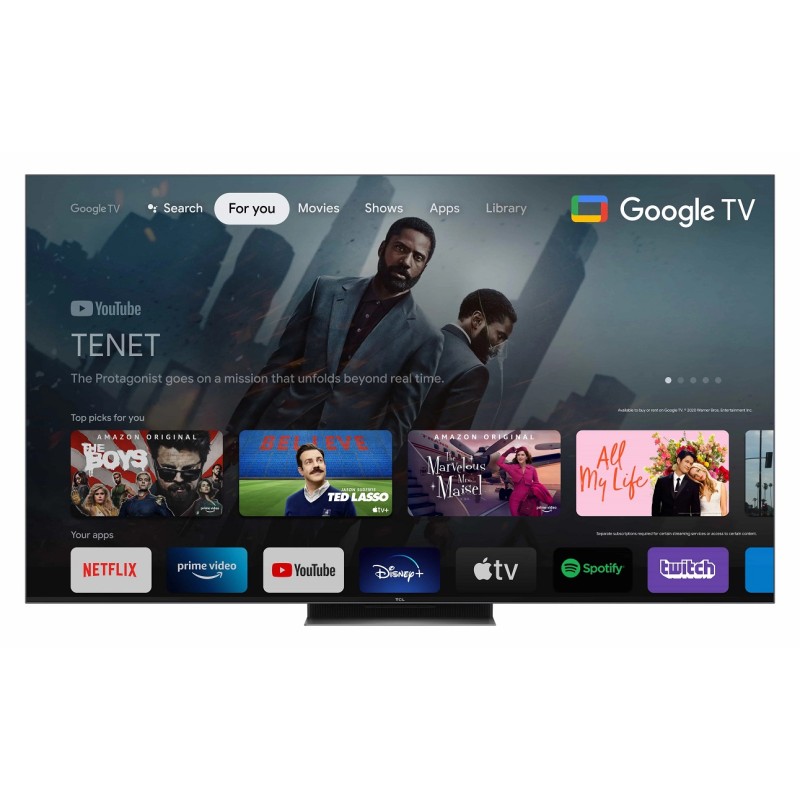 TV TCL 55C835, QLED, 55", 140cm, UHD, Google TV 28596