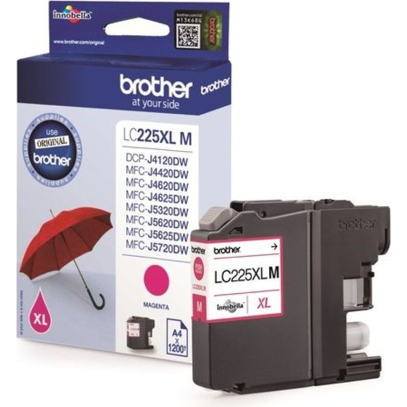 Tinta BROTHER LC-225XL Magenta original 20137