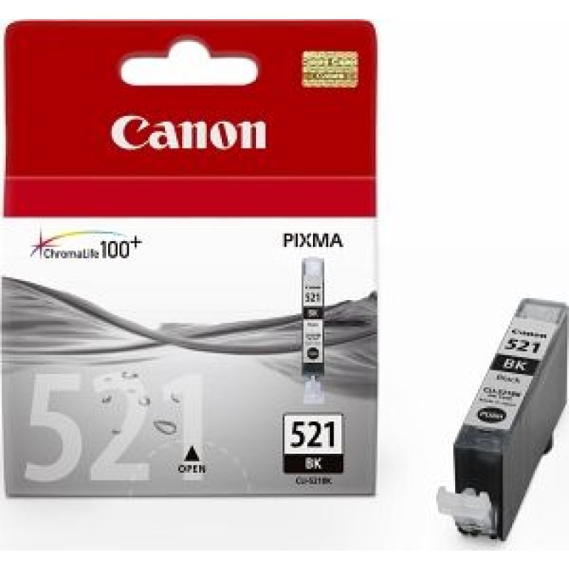 Tinta CANON CLI-521BK Black original 19280