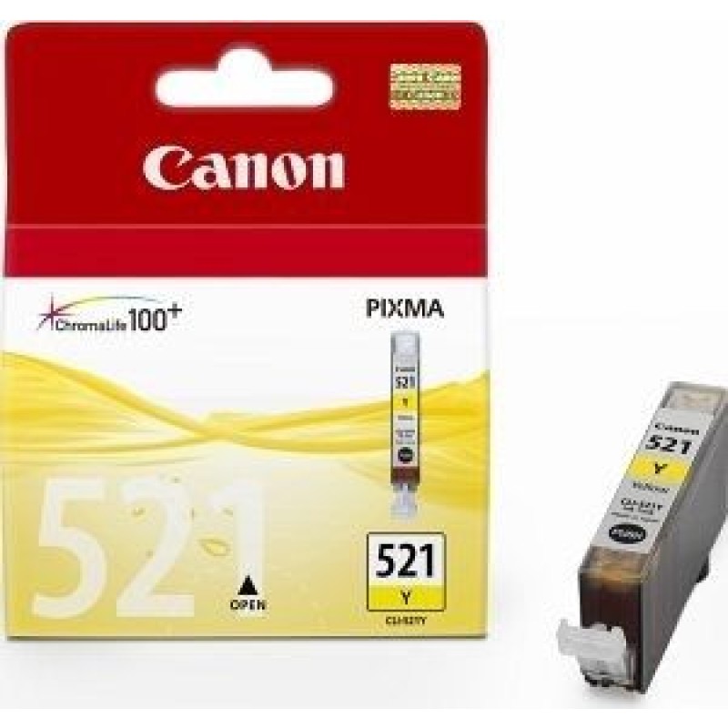 Tinta CANON CLI-521Y Yellow original 19283