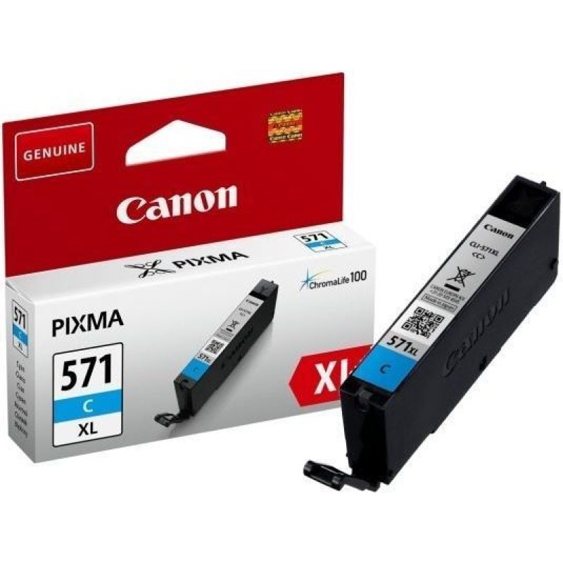 Tinta CANON CLI-571 XL Cyan original 16624