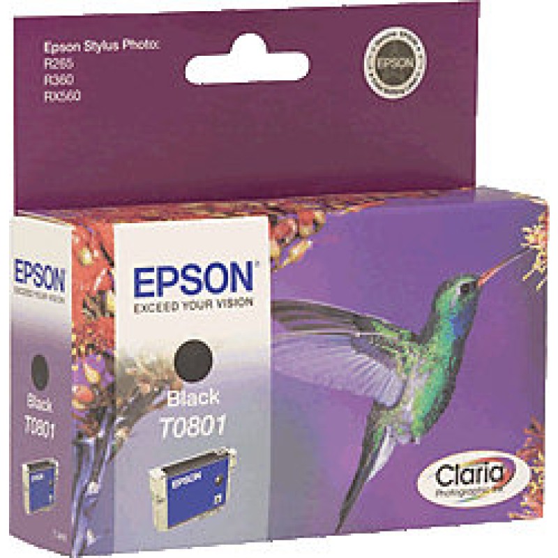 Tinta EPSON T0801 black original 19095