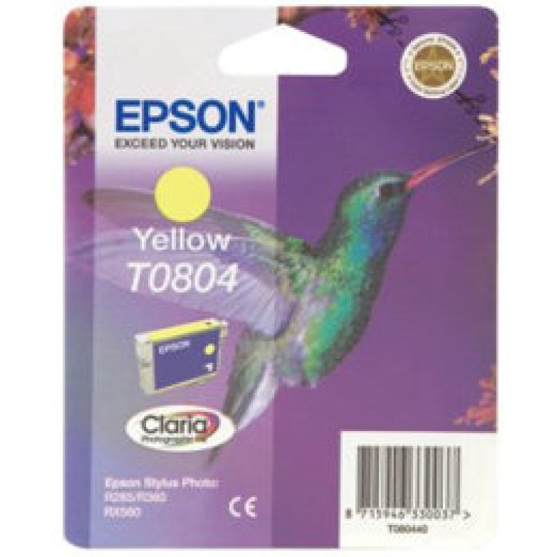 Tinta EPSON T0804 yellow original 19097