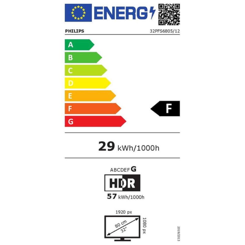 TV PHILIPS 32PFS6805/12, LED, 32", 80cm, FHD, SMART 23672