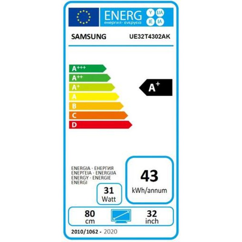 TV SAMSUNG UE32T4302AKXXH, LED, 32", 82cm, HD, SMART 22237