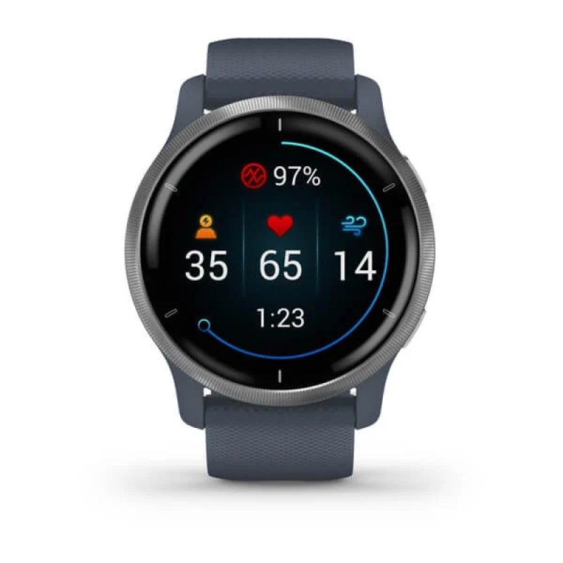 Smart watch GARMIN Venu 2 Silver Blue Granite - 010-02430-10 24214