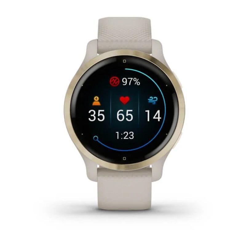 Smart watch GARMIN Venu 2S Light Gold Light Sand - 010-02429-11 24234