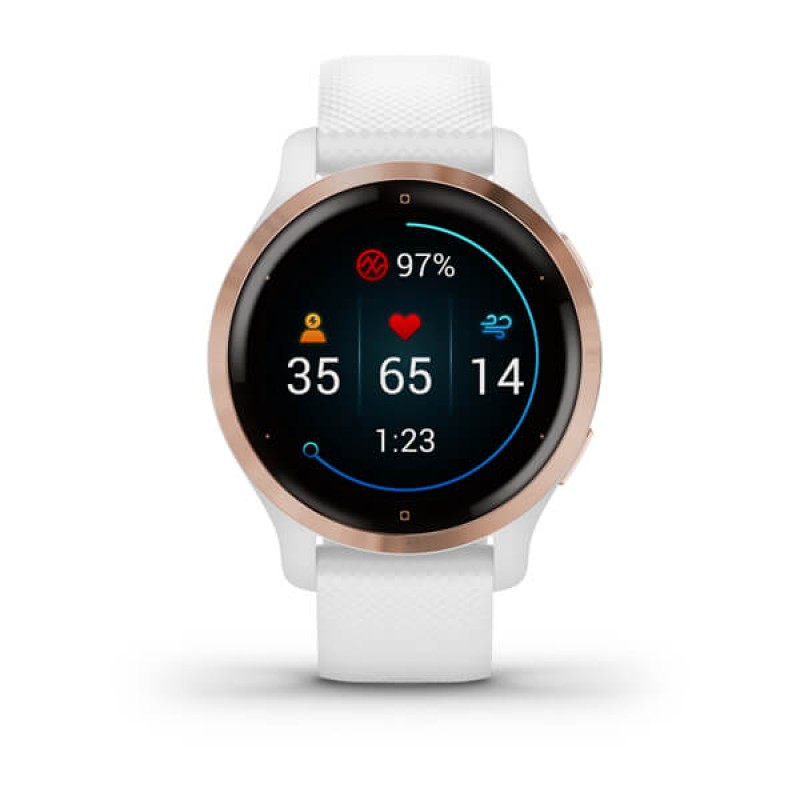 Smart watch GARMIN Venu 2S Rose Gold White - 010-02429-13 24249