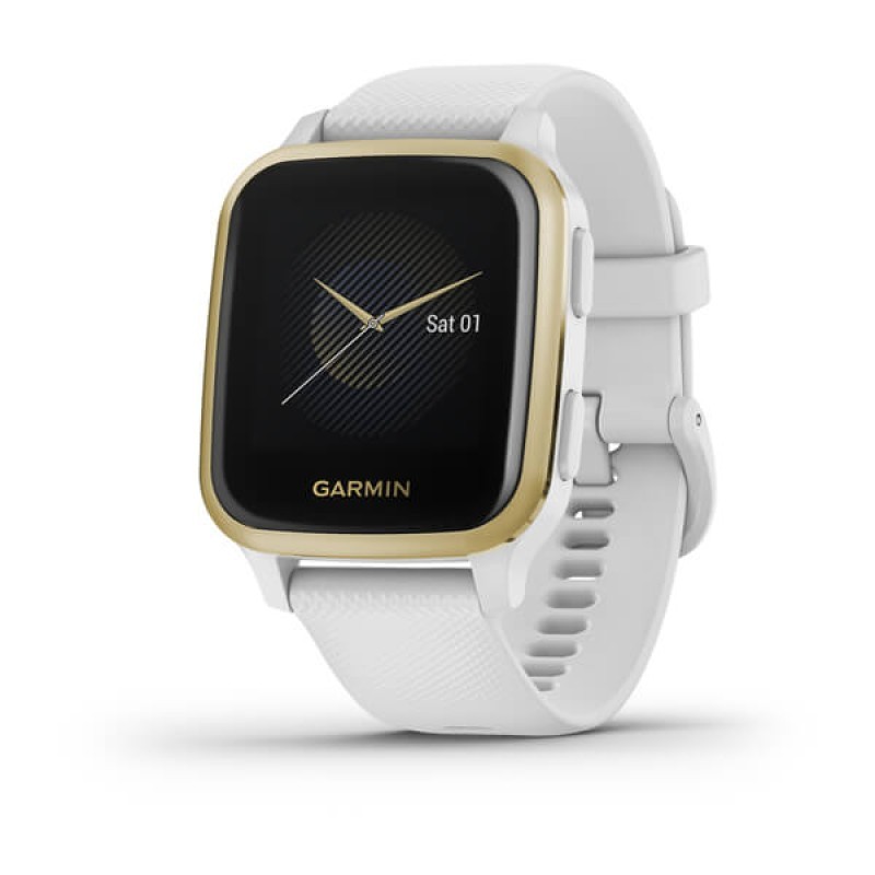 Smart watch GARMIN Venu Sq White/Light Gold - 010-02427-11 24169