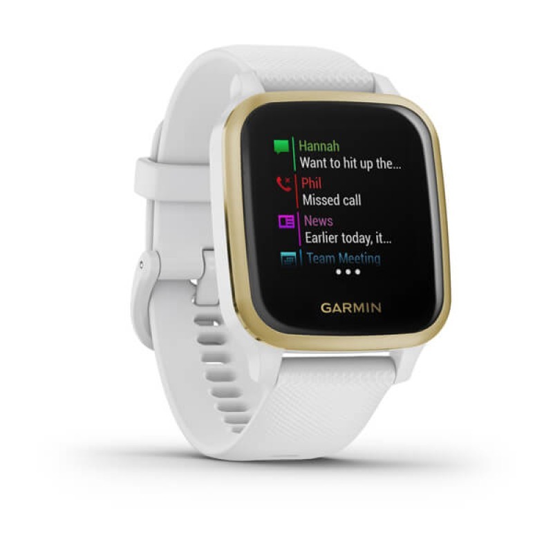 Smart watch GARMIN Venu Sq White/Light Gold - 010-02427-11 24171