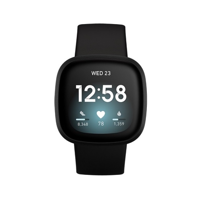 Smart watch FITBIT Versa 3, Black - FB511BKBK 23196