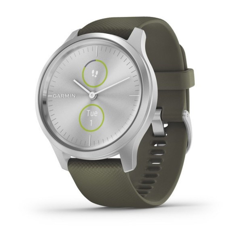 Smart watch GARMIN Vivomove Style Silver Moss - 010-02240-21 24124