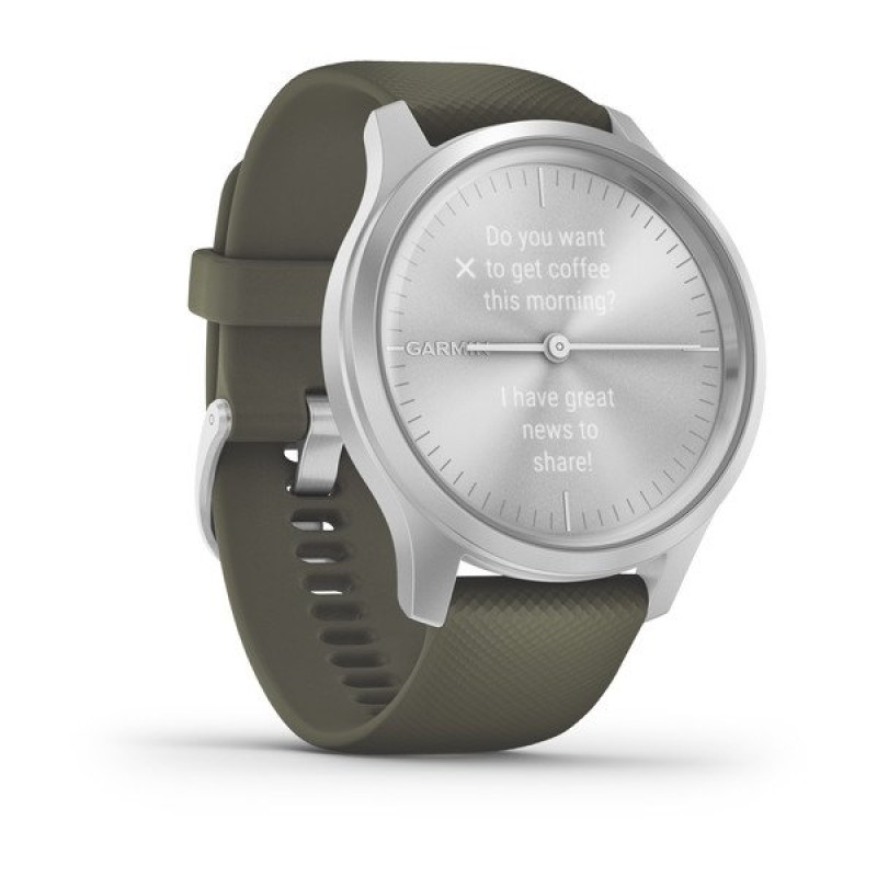 Smart watch GARMIN Vivomove Style Silver Moss - 010-02240-21 24126