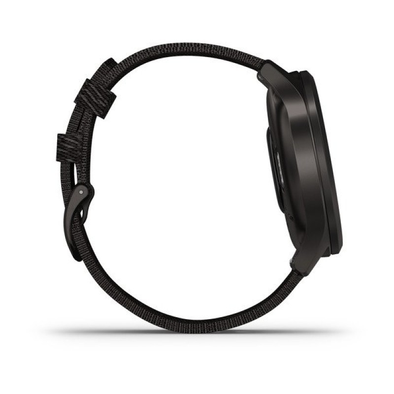 Smart watch GARMIN Vivomove Style Slate Black Pepper nylon - 010-02240-23 24137