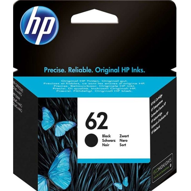 Tinta HP C2P04AE Black No.62 original 18126