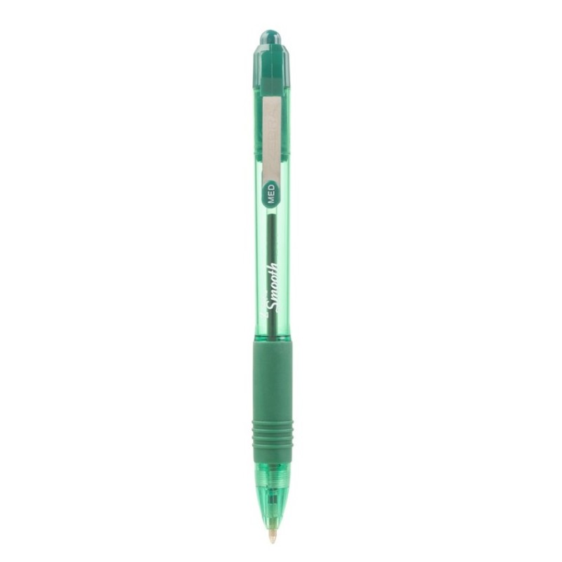 Olovka kemijska  Zebra Z-Grip smooth 1,0 zeleni ispis 30263